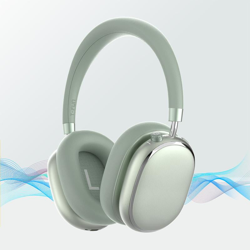T-Fun NC95 Hybrid Active Noise Canceling Headphones | Bluetooth 5.3, 65H & Transparency Mode | Custom EQ App, Hi-Res Audio for Android/Ios