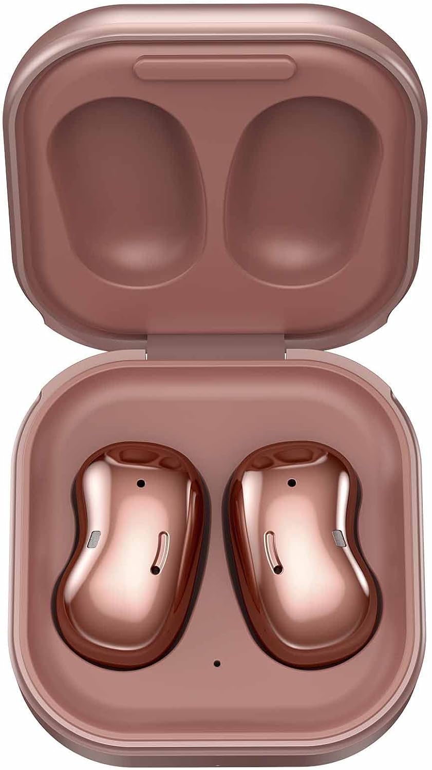 Street Buds Live True Wireless Earbud Headphones for Samsung Galaxy S20 FE 5G - Wireless Earbuds W/Hands Free Controls - (US Version with Warranty) - Rose Gold