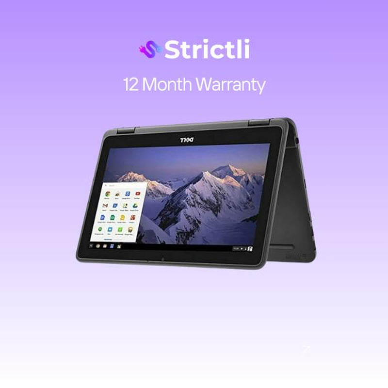 Dell 3100 2-In-1 Chromebook Collection - 11.6" HD Display, 360-Degree Hinge, MIL-STD 810G Rated, Durable Touchscreen, Next-Gen Intel Celeron N5100 Processor