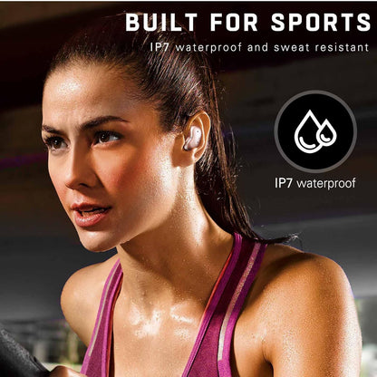 Street Buds Live True Wireless Earbud Headphones for Samsung Galaxy S20 FE 5G - Wireless Earbuds W/Hands Free Controls - (US Version with Warranty) - Rose Gold
