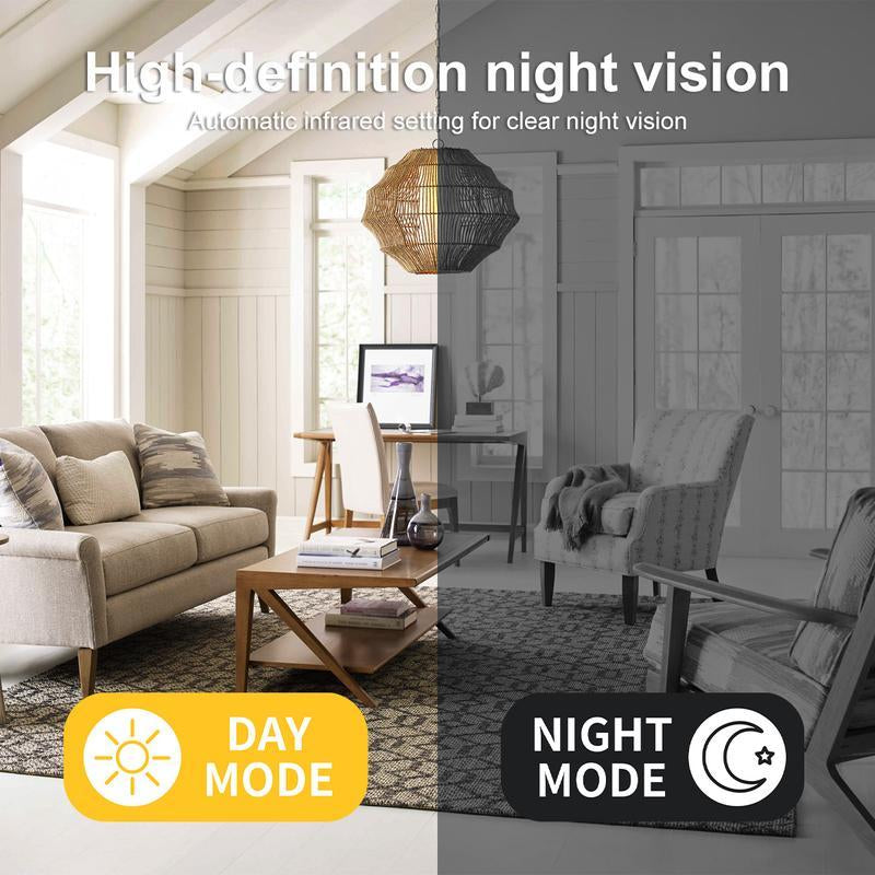【Free.Ship】Mini Wifi Camera for Home/Office ,Video Recording , Baby Monitor,Sd Card Supported, Must Plug In