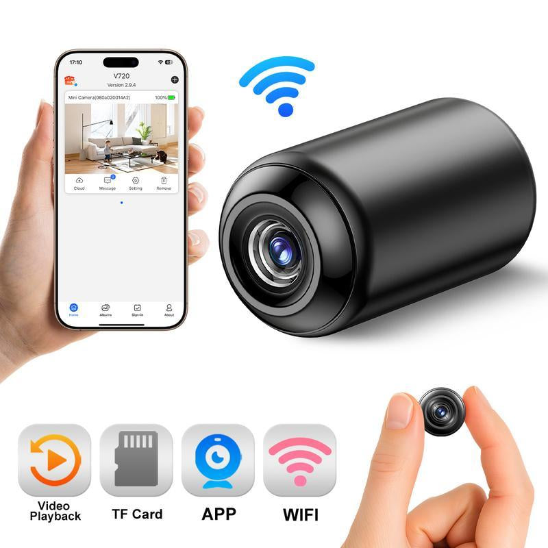 【Free.Ship】Mini Wifi Camera for Home/Office ,Video Recording , Baby Monitor,Sd Card Supported, Must Plug In
