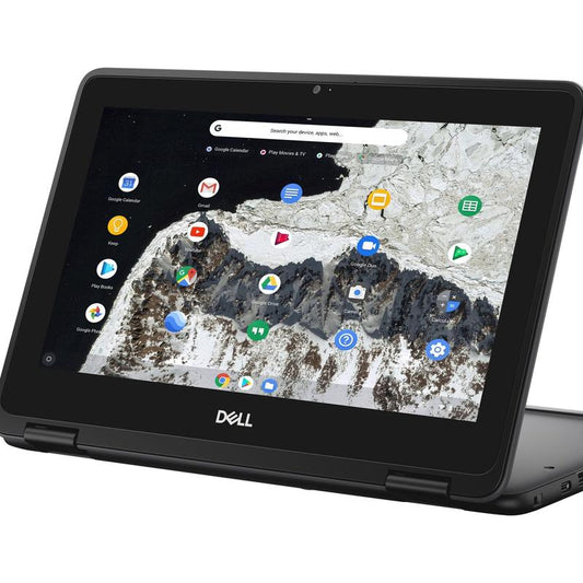 Dell 3100 2-In-1 Chromebook Collection - 11.6" HD Display, 360-Degree Hinge, MIL-STD 810G Rated, Durable Touchscreen, Next-Gen Intel Celeron N5100 Processor