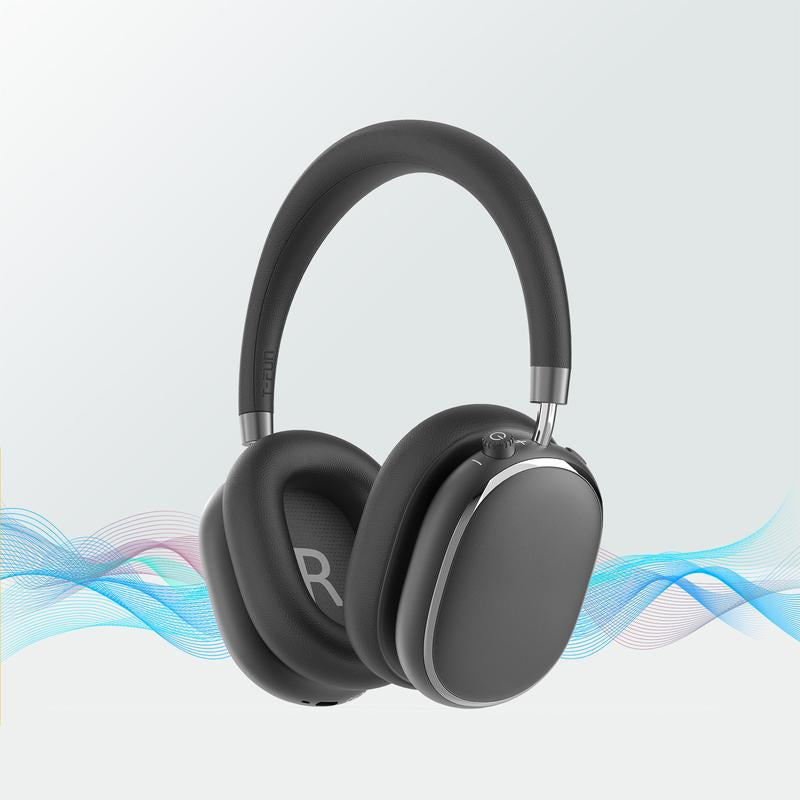 T-Fun NC95 Hybrid Active Noise Canceling Headphones | Bluetooth 5.3, 65H & Transparency Mode | Custom EQ App, Hi-Res Audio for Android/Ios